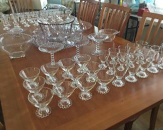 Vintage Boopie glasses and Imperial Candlewick