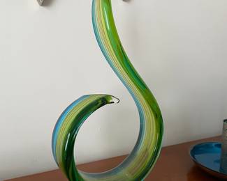 Stunning Murano Swirl in rich blue/green hues