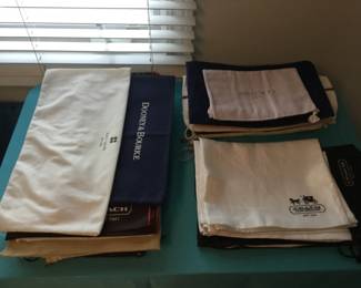 Designer dust bags