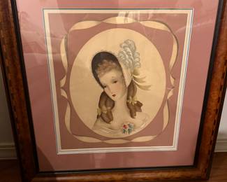 Authenticated framed art