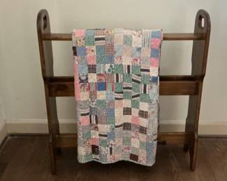Quilt and QUilt Rack