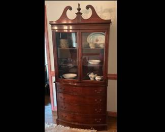 Mahogany China Cabinet