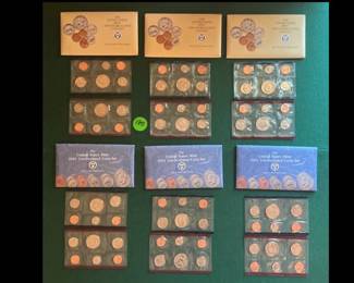 1990 and 1991 Uncirculated Coin Sets