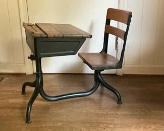 Primitive School Desk
