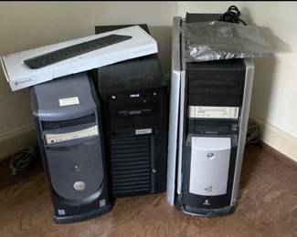 Computer towers for upgrade, repair, parts