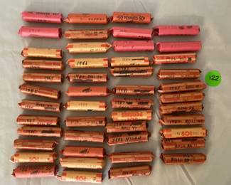 Rolled pennies