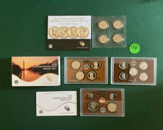 Presidential $1 Four Coin Set
