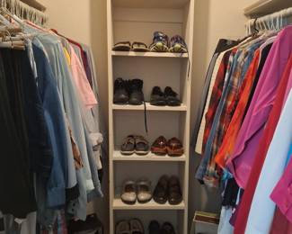 Name brand clothes and shoes
