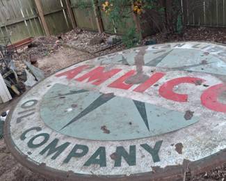 Vintage oil sign