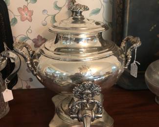 silverplate urn