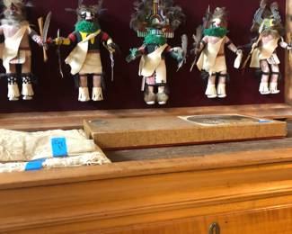 mounted kachinas