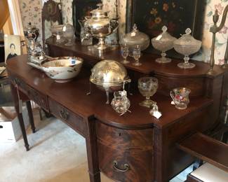 colonial revival sideboard THIS ITEM HAS A RESERVE PRICE SET BY THE FAMILY