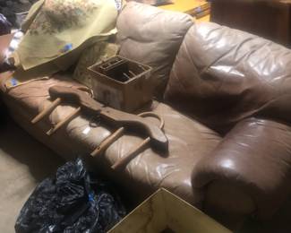 leather sofa