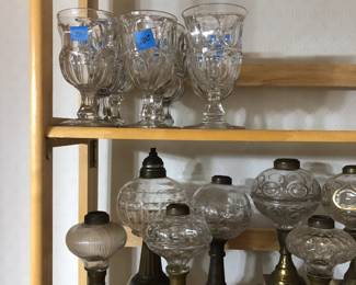 flint glass and early lamps