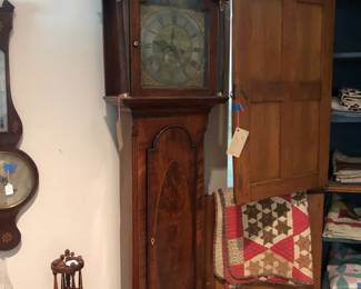 Tall case clock with rocking ship feature THIS ITEM HAS A RESERVE PRICE SET BY THE FAMILY