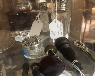 antique seals and dresser accessories