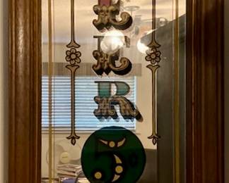 Vintage Bar Mirror. 