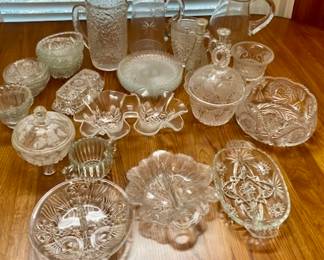 Vintage Mid Century Glass - Crystal.