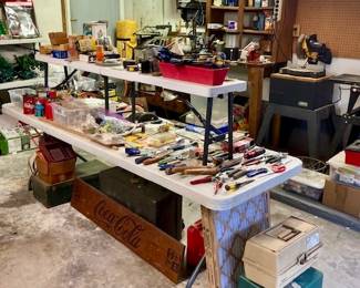 Garage Shopping for Yard Tools/Power Tools/Shop Vac/Fishing Tackle/Hand Tools/Tool Boxes and More!