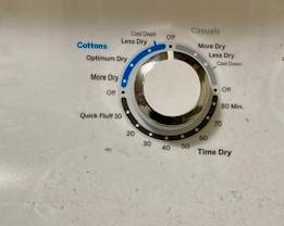 GE Electric Dryer.