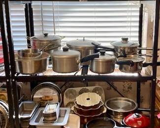 Large Selection of Kitchen Ware and Appliances.