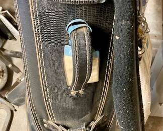 Vintage Brunswick Golf Bag w/ Tour Model II Irons.