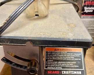 Craftsman Scroll Saw.