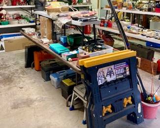 Garage Shopping for Yard Tools/Power Tools/Shop Vac/Fishing Tackle/Hand Tools/Tool Boxes and More!