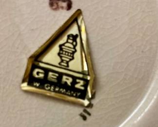 Vintage Gerz Lidded Ceramic Beer Stein.