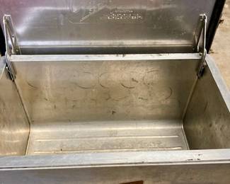 Schlitz Beer Cooler. Vintage Cronstrum's Aluminum Cooler.