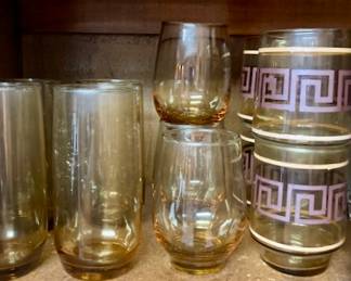 Vintage Mid Century Glassware.