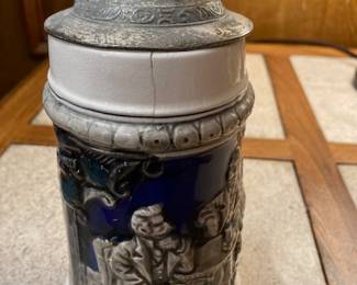 Lidded Japan Beer Stein.