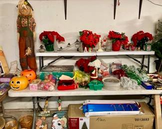 Large Selection of Christmas and Holiday Decor.