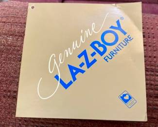 Burgundy La-Z-Boy Recliners. 2 Available.
