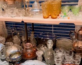 Large Selection of Glass Rare Depression - Indiana Carnival Glass and More!