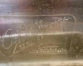 Schlitz Beer Cooler. Vintage Cronstrum's Aluminum Cooler.