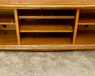 Wood Media/TV Cabinet and Storage.