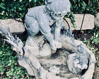 Vintage Garden Water Feature.