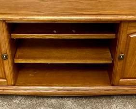 Wood Media/TV Cabinet and Storage.