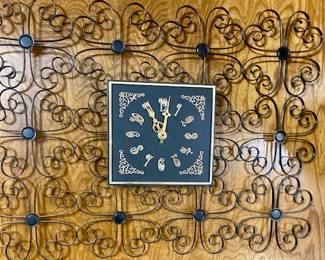 Vintage Metal Copal  Wall Clock.