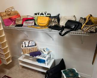 Purses, Shoe Racks