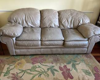 Leather Hide-abed Sofa