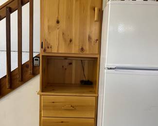 Storage cabinet matches bunk bed