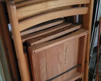 Folding chairs