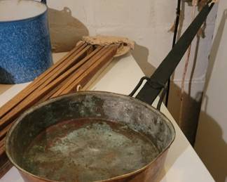 Old copper pan