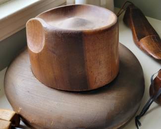Rare Fedora hat form and mold
