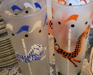 Libbey carousel glasses