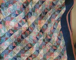 Hand sewn quilt