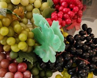 plastic grapes