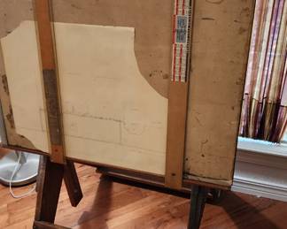 antique drafting table